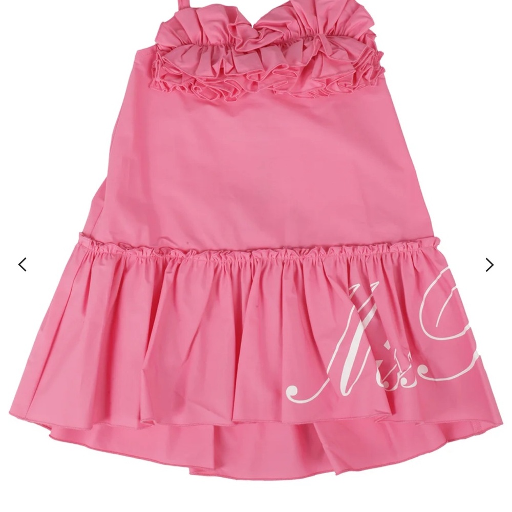 Miss Blumarine Pink Ruffle Dress
